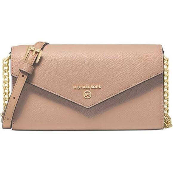 MICHAEL Michael Kors Soft Pink Jet Set Charm Envelope Phone Crossbody NWT - Picture 3 of 13